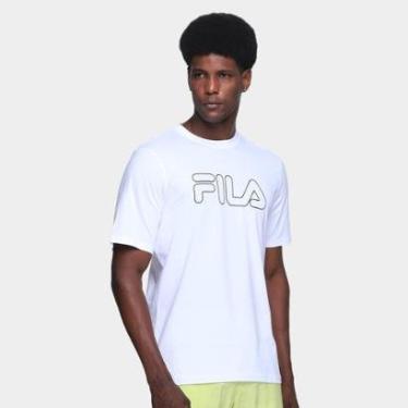 Imagem de Camiseta Fila Letter Outline Masculina-Masculino