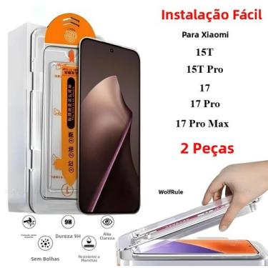 Imagem de Protetor De Tela De Vidro Temperado 9H HD Para Xiaomi 15T 17 pro Max 1