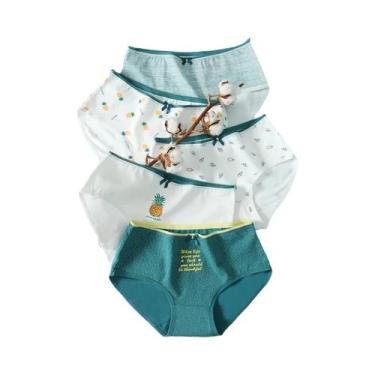 Imagem de Calcinhas De Algodão Para Meninas Jovens 5 Peças Com Estampa Fofa, Cin