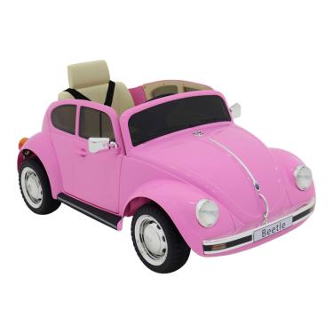 Imagem de Carrinho Elétrico Beetle 12V Rosa Bel