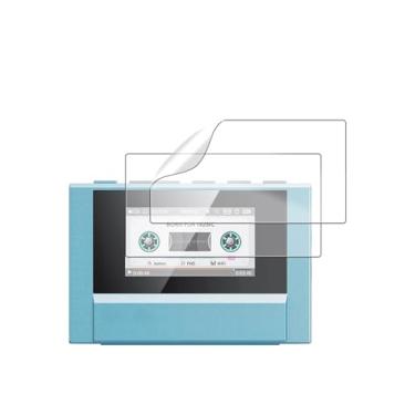 Imagem de Oshmirian [Pacote com 2] Protetor de tela para SnowSky/FiiO Echo MINI MP3 Player – Filme PET ultratransparente com dureza 6H, película protetora HD antiarranhões e sem bolhas para reprodutor de música