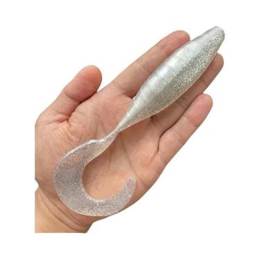 Imagem de Acessórios De Pesca: Iscas Artificiais De PVC De Alta Elasticidade (2 