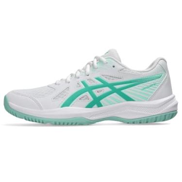 Imagem de ASICS Tênis feminino Upcourt 6, Branco/verde aurora, 40