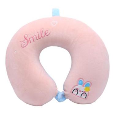 Imagem de Protetor De Pescoço Infantil Que Acalma Em Viagens Bebê - Tibaby, Rosa