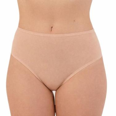 Imagem de Calcinha Básica Cavada Innova 1613 Plus Size, Chocolate, 52