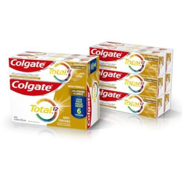 Imagem de Colgate Creme Dental Total 12 Anti Tártaro 6 unid 90g Leve mais pague menos