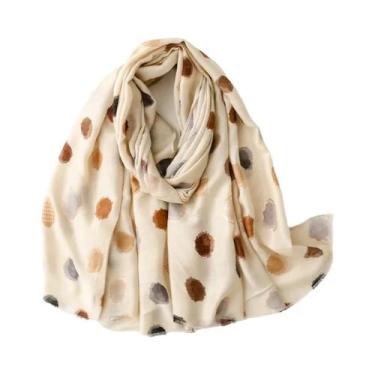 Imagem de Xale De Franjas Com Glitter Ombre, Manta De Viscose De Inverno 180x90c