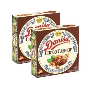 Imagem de 2 Biscoito Amanteigado Danisa Chocolate Castanha De Caju 90G