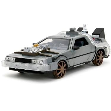 Imagem de Carrinho Miniatura de Volta para o Futuro 3 com LUZ 1/24