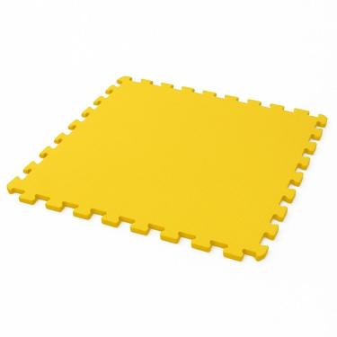 Imagem de Piso Eva Tatami Central Espumas 100x100x1cm E 50x50x1cm – Antiderrapante, Alta Densidade 50x50cm Amarelo