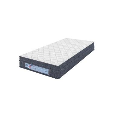 Imagem de Colchão de Solteiro Ortobom New Caring com Europillow e Molas Nanolastic 21x88x188cm - Cinza/Branco