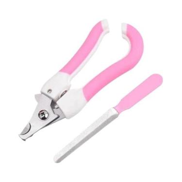 Imagem de Cortadores De Unhas De Aço Inoxidável Para Cães E Gatos Com Cabo Reto,