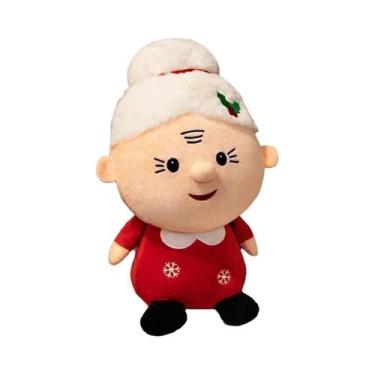 Imagem de Brinquedo De Pelúcia Fofo De Natal De 20CM: Papai Noel, Rena, Boneco D