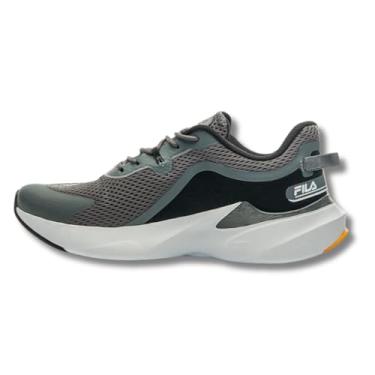 Imagem de Tenis Fila Recovery Masculino, Graphite/Black/Citrus, 41