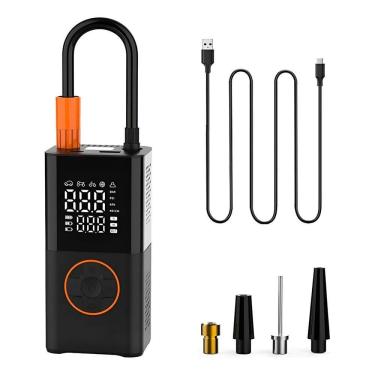 Imagem de Mini Compressor Digital Bomba Ar Portátil Moto Carro Pneu