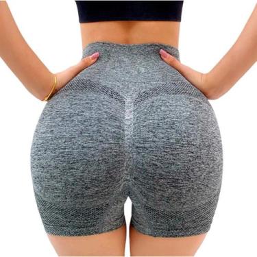 Imagem de Short Academia Feminino Fitness Empina Bumbum Cintura Alta - Seven, CI
