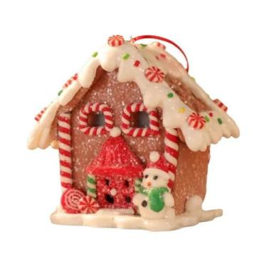 Imagem de Luminária LED Em Formato De Casa De Biscoito De Gengibre, Pingente Dec