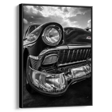 Imagem de Quadro decorativo Carro Clássico Sob o Céu Tempestuoso - Art Canvas, 1