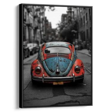 Imagem de Quadro decorativo Carro Nostálgico nas Ruas da Memória - Art Canvas, 1