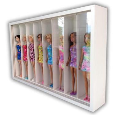Imagem de Expositor 8 Nichos - Compatível com Barbie Monster High cod31-1 Cor:Br