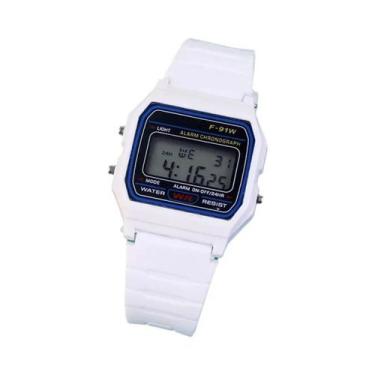 Imagem de Relógio Esportivo Digital LED Em Ouro Rosa Para Mulheres Com Pulseira 