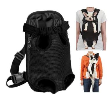 Imagem de Mochila Canguro Cachorro Cao Gato Pet Animal de Estimaçao Bolsa Transp