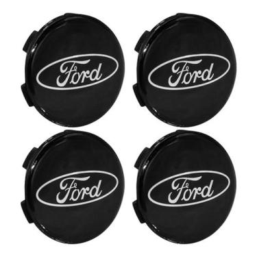 Imagem de Jogo Meio Roda Porta Logo Scorro 56mm Emblema Resinado - DCAPS