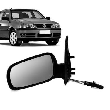 Imagem de Retrovisor Gol Saveiro G3 G4 99 a 2012 4 portas com controle Lado Esqu