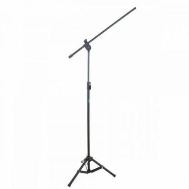 Imagem de Pedestal para Microfone Ou Banner TPA Preto F002 com Regulagem de Altura e Inclinação A...