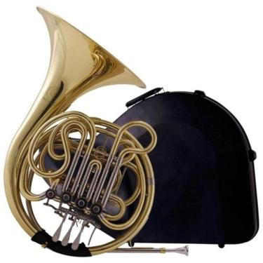 Imagem de Trompa HFH-600L F-Bb com Dupla Afinação Campana 310 mm Laqueado Harmonics