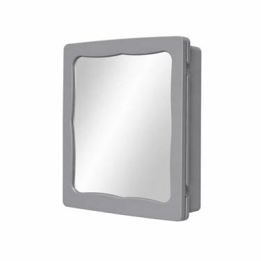 Imagem de Armário de Banheiro Suspenso com Espelho  Gabinete Compacto em Polipro