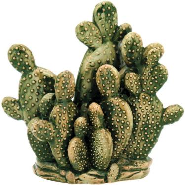 Imagem de ADORNO ÁRIDOS CACTUS CERÂMICA 27x28x12cm VERDE