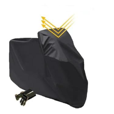 Imagem de Capa Cobrir Moto Termica Sol Chuva 100% Forrada Impermeável - Rocket P