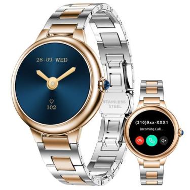 Imagem de Smartwatch SOUYIE 2026 Feminino 1,19" AMOLED com Monitoramento de Freq