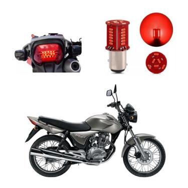 Imagem de Lâmpada Led Freio 2 Polos Sequencial Strobo Moto CG150 Titan ESD 2004 