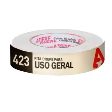 Imagem de Fita Crepe Uso Geral Adere 423 para Aplicações Diversas 24MM X 50M Uni