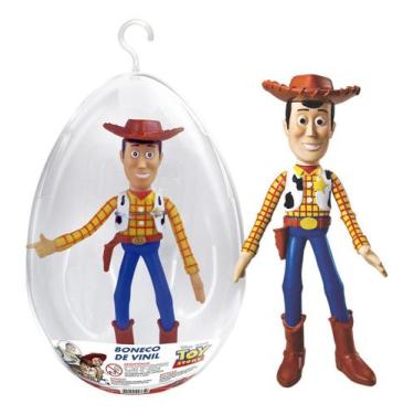 Imagem de Ovo De Pascoa Woody Boneco De Vinil Toy Story Disney Lider, Branco