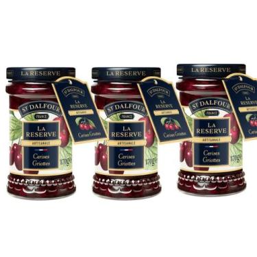 Imagem de Kit 3 Geleia Importada St Dalfour Cereja La Reserve 170 Gr