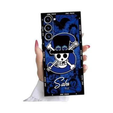 Imagem de Capa De Telefone Anime Preta E Macia Para Samsung Galaxy S24 S21 FE S2