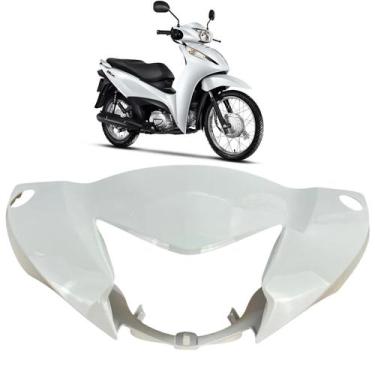 Imagem de Carenagem tampa capa do farol honda biz 125 es 2025 2026 branco ross -