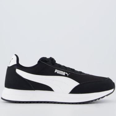 Imagem de Tênis Puma R78 Lightwind Preto e Branco, 35