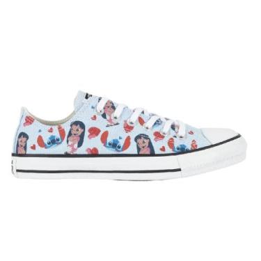Imagem de Tênis Converse Chuck Taylor All Star - Lilo e Stitch - Azul Claro, Azu