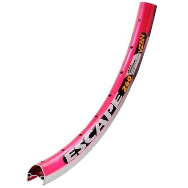 Imagem de Aro rosa Aero 26 para bicicleta Vzan Escape Aero V-brake 36 Furos