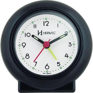 Imagem de Relógio Despertador Peq. Quartz 2611 Herweg - Várias Cores