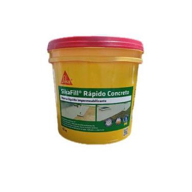 Imagem de Sikafill Rápido 15kg  Impermeabilizante Acrílico para Concreto e Telha