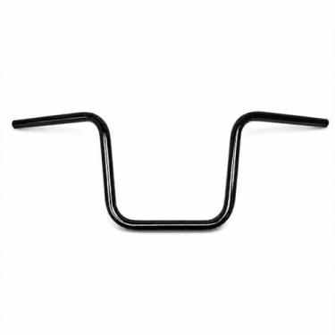 Imagem de Guidão Alto para Moto Custom 7/8 em Aço Resistente Preto ou Cromado - 
