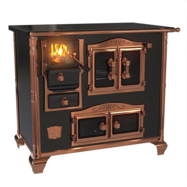 Imagem de Fogao a Lenha Venax n 2 Princess Premium Preto Rose Gold SD