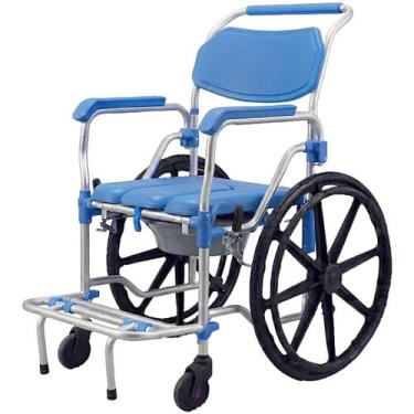 Imagem de Cadeira de Banho D65 Dellamed em Alumínio até 120kg