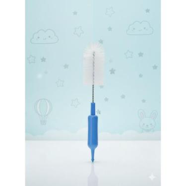 Imagem de Kit 10 20 Escova Grande para Mamadeira e Bico Limpeza Murano Azul Rosa