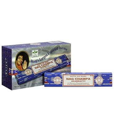 Imagem de Palitos de incenso Satya Nag Champa - 12 pacotes x 15 gramas (1)
